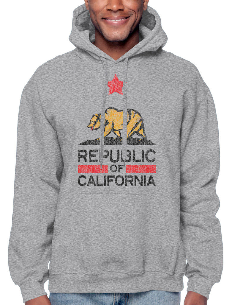 Republic Of California Sweatshirt Hoodie Hoody