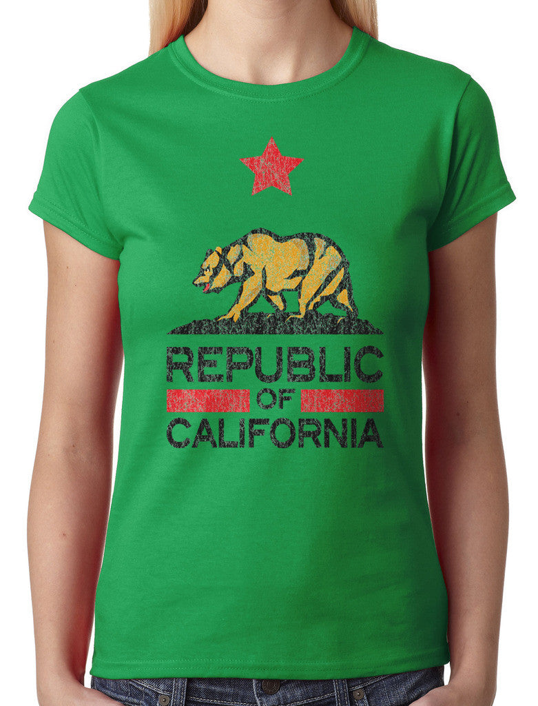 Republic Of California Junior Ladies T-shirt