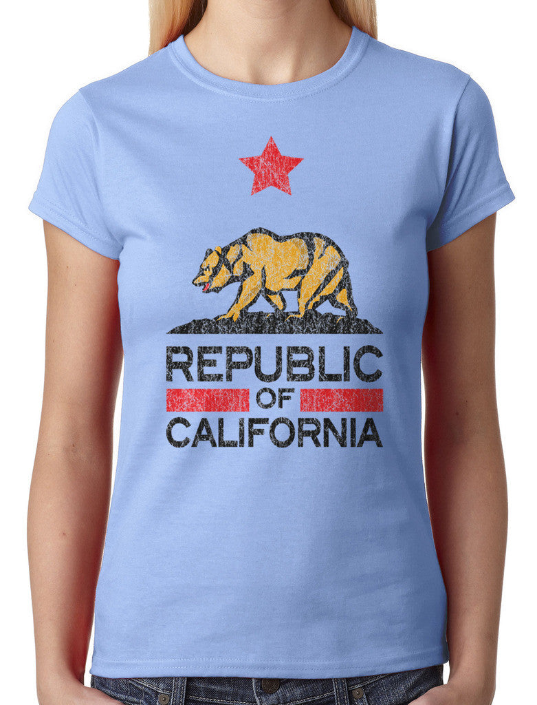 Republic Of California Junior Ladies T-shirt