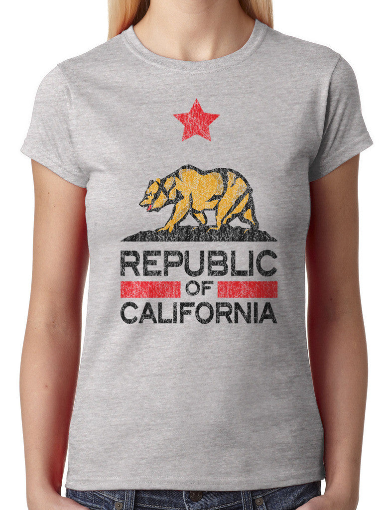 Republic Of California Junior Ladies T-shirt