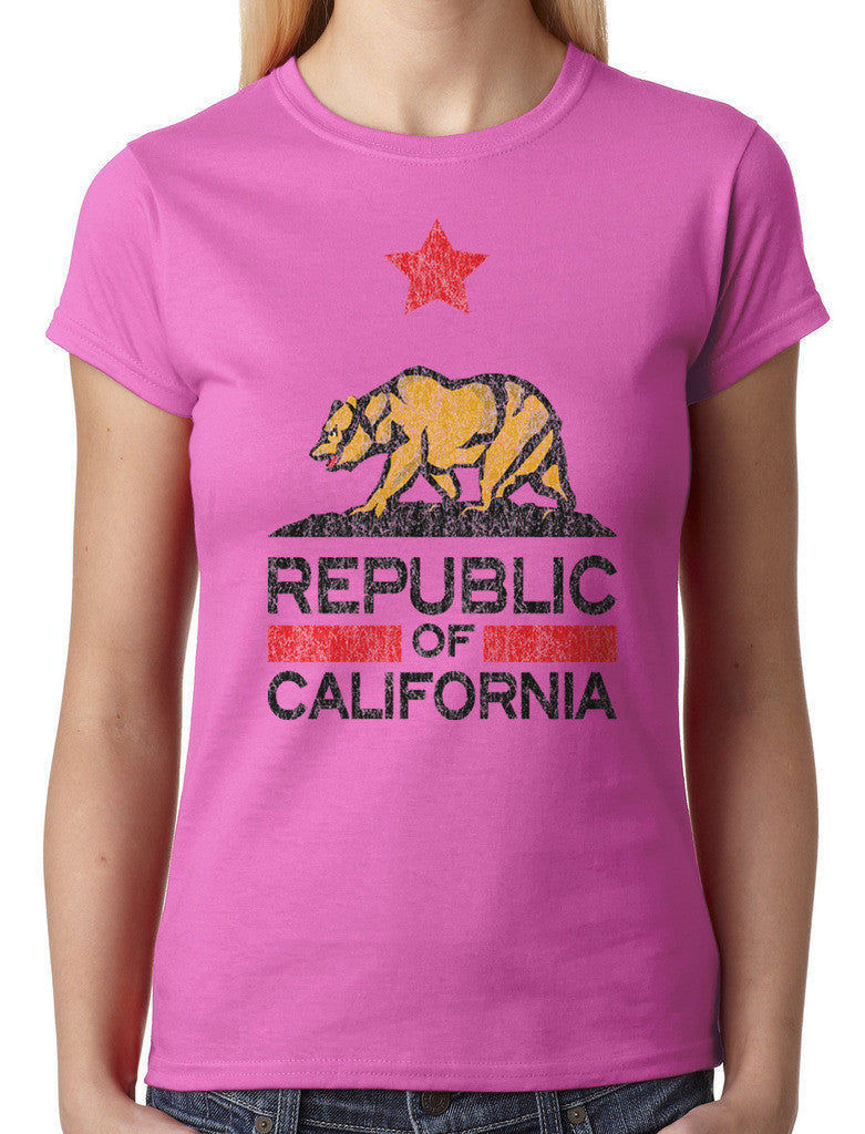 Republic Of California Junior Ladies T-shirt