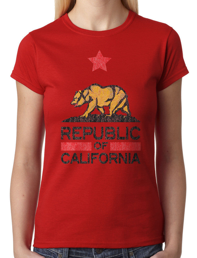 Republic Of California Junior Ladies T-shirt
