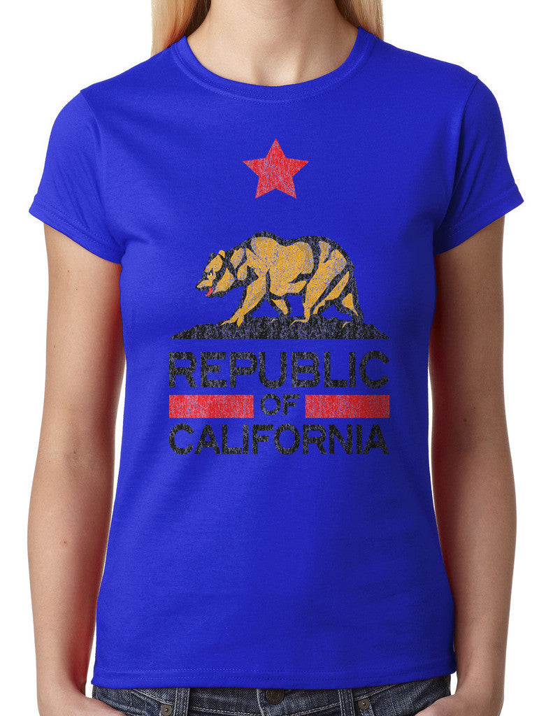 Republic Of California Junior Ladies T-shirt