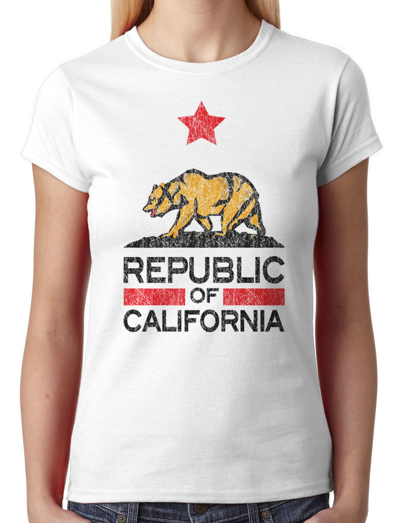 Republic Of California Junior Ladies T-shirt