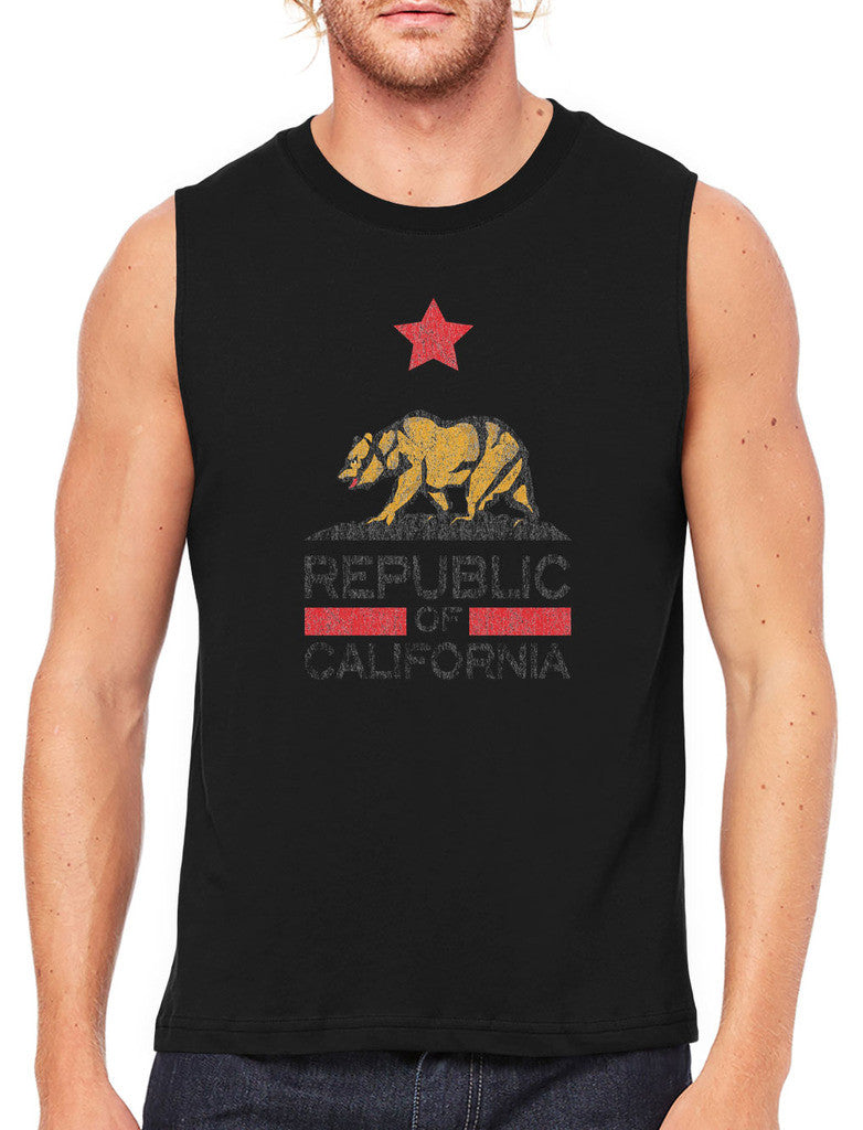 Republic Of California Men's Sleeveless T-Shirt