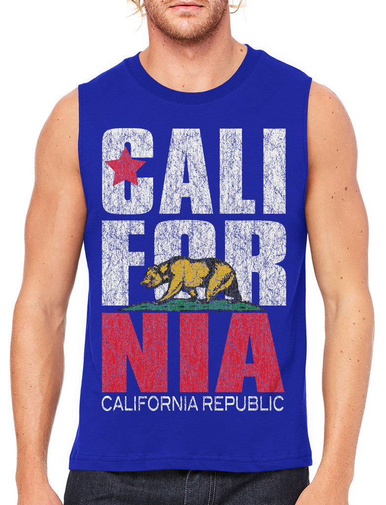 Cali For Nia California Republic Men's Sleeveless T-Shirt