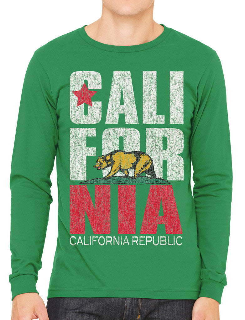 Cali For Nia California Republic Men's Long Sleeve T-shirt