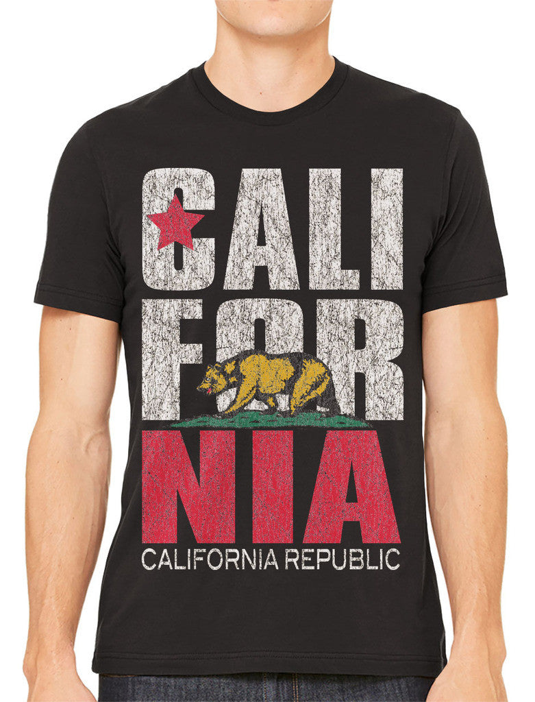 Cali For Nia California Republic Men's T-shirt