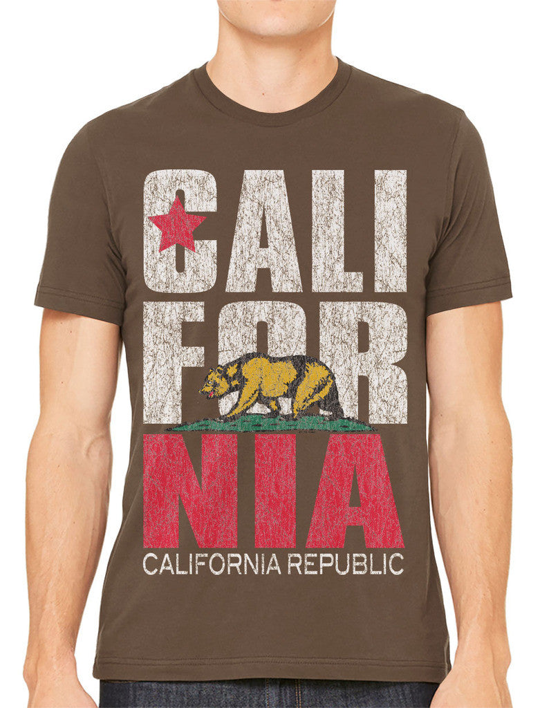 Cali For Nia California Republic Men's T-shirt