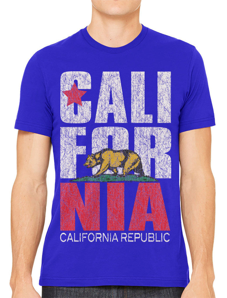 Cali For Nia California Republic Men's T-shirt