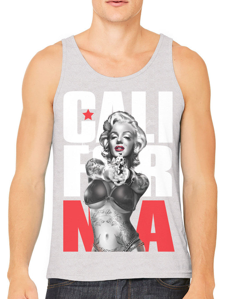 Gangster Marilyn Monroe California Men's Tank Top