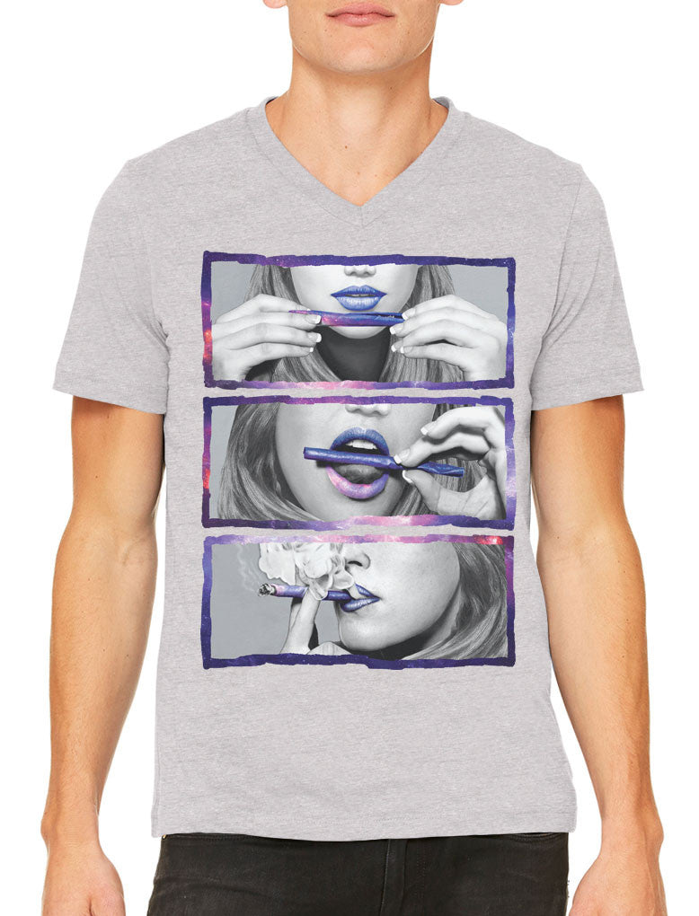 Galaxy Women Blunt Men's V-neck T-shirt