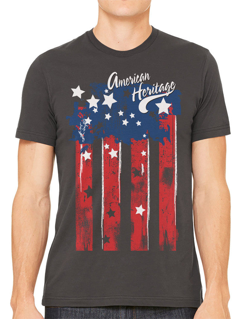 Faded American Heritage Flag Men's T-shirt