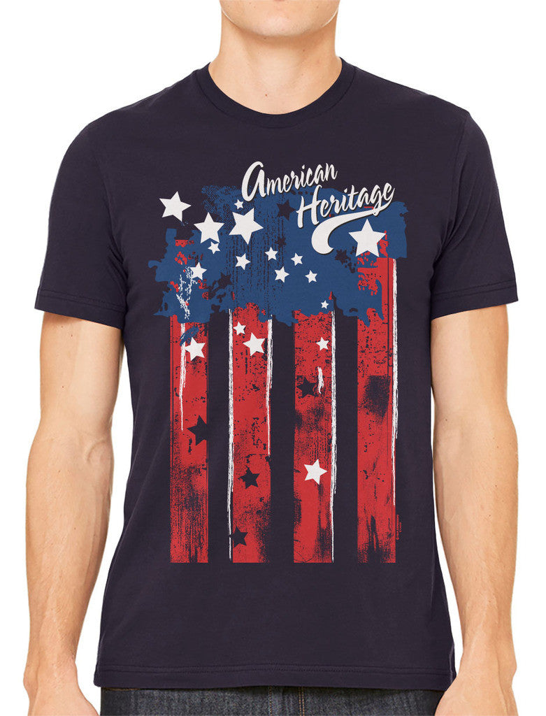 Faded American Heritage Flag Men's T-shirt