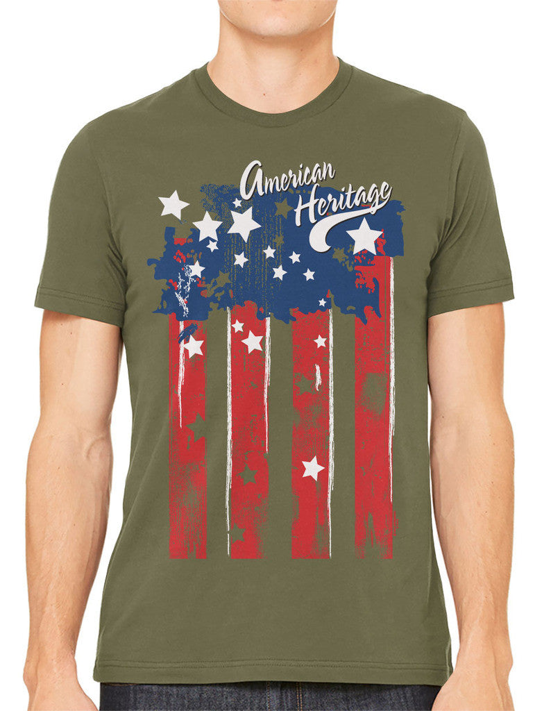 Faded American Heritage Flag Men's T-shirt