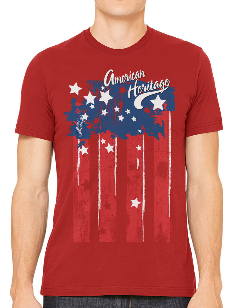 Faded American Heritage Flag Men's T-shirt