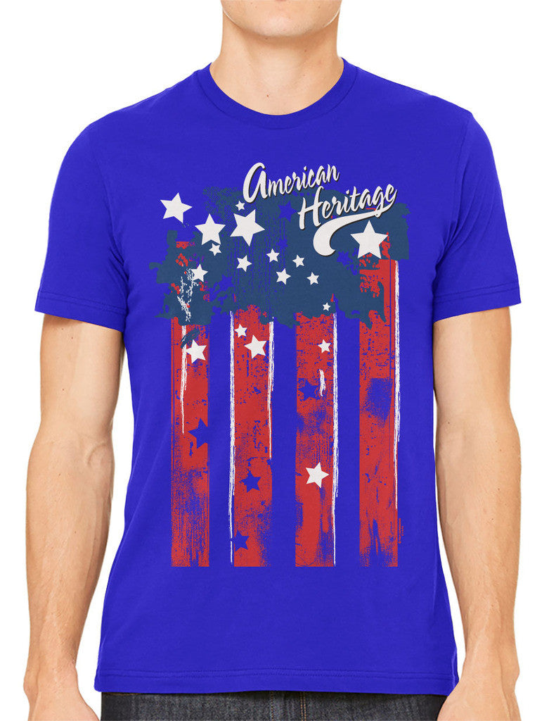 Faded American Heritage Flag Men's T-shirt