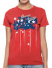 Faded American Heritage Flag Women's T-shirt