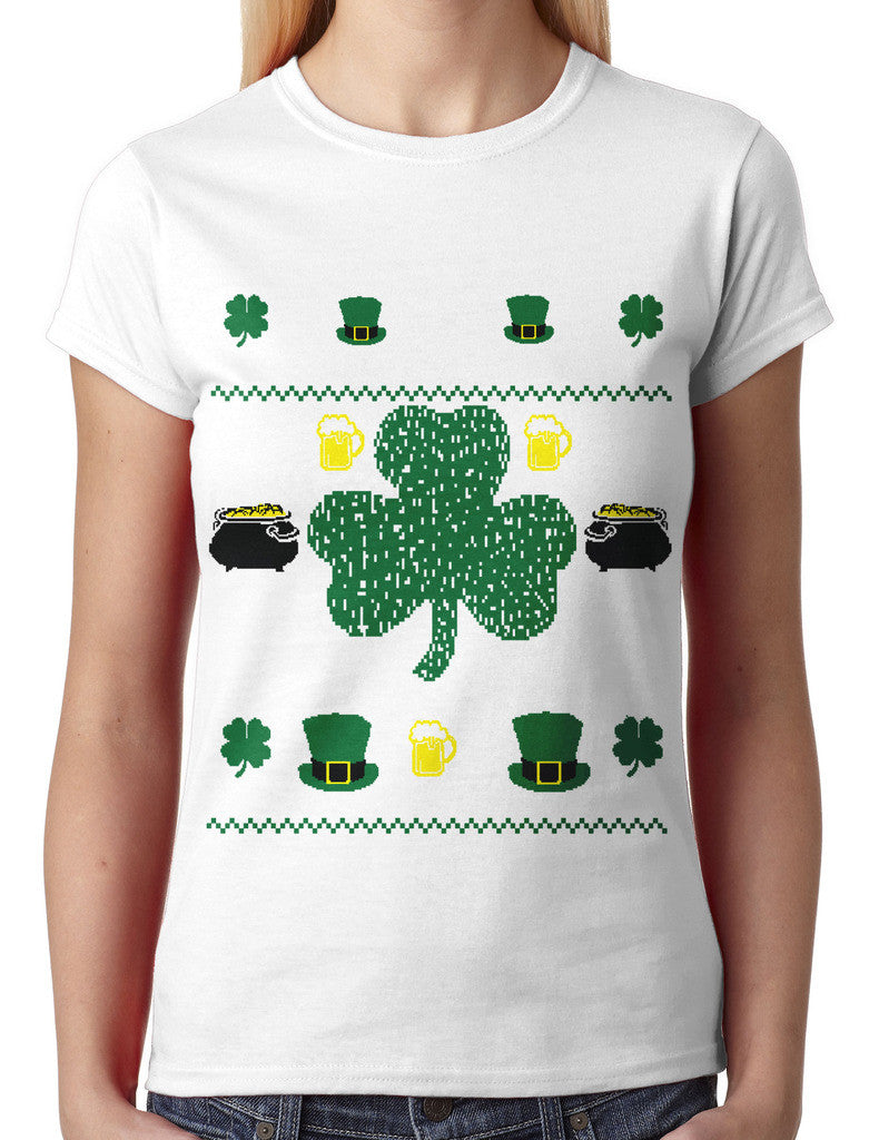 Digital Irish Today Hungover Tomorrow Junior Ladies T-shirt
