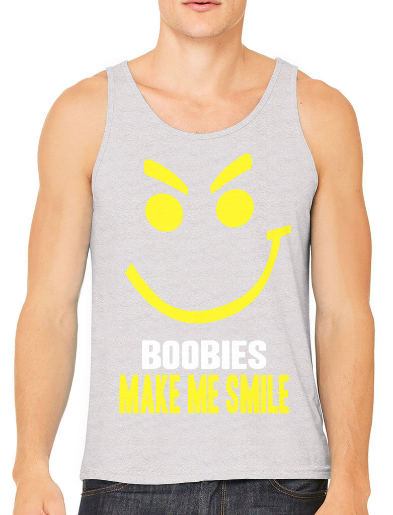 Boobies Make Me Smile Men's Tank Top