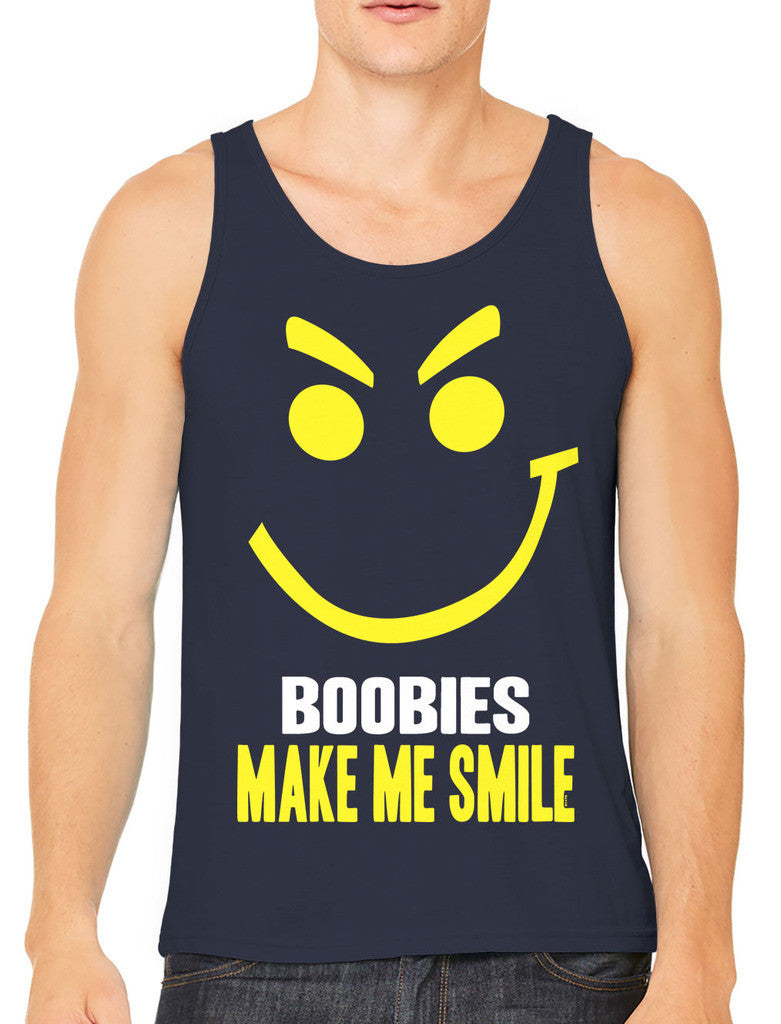 Boobies Make Me Smile Men's Tank Top