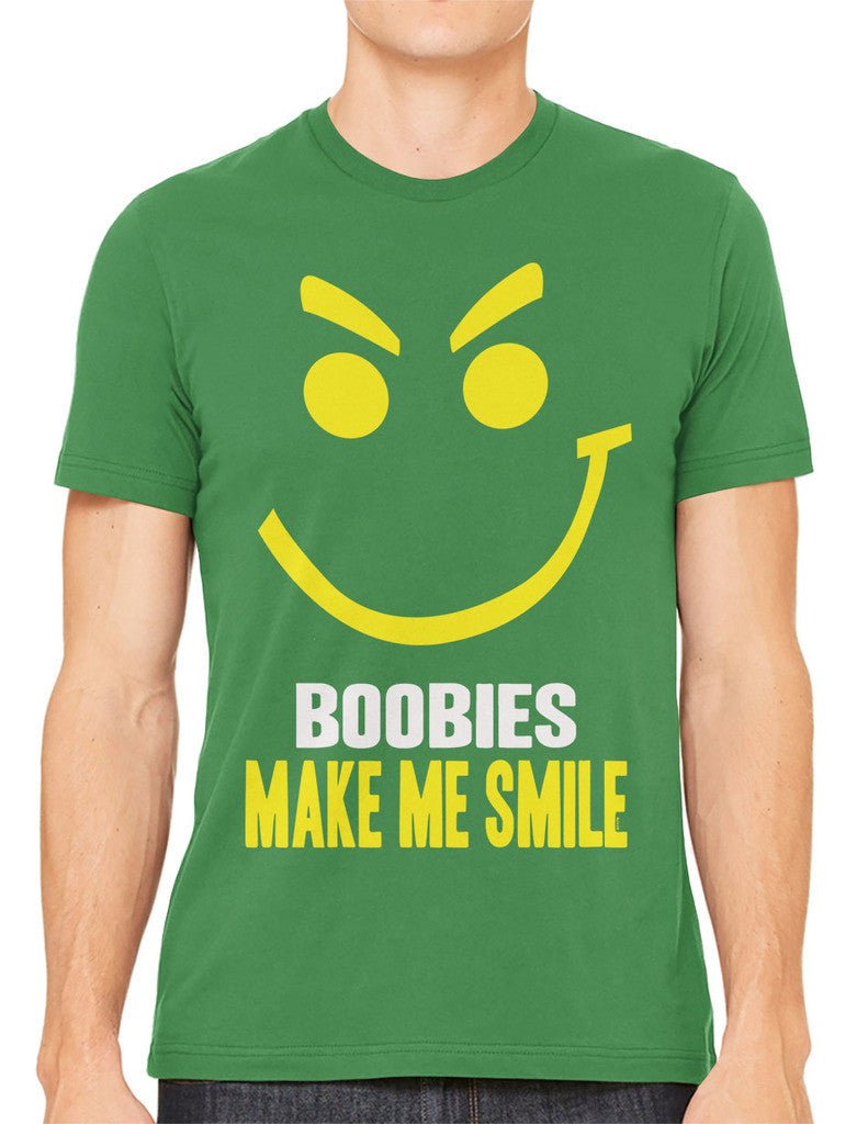 Boobies Make Me Smile Men's T-shirt