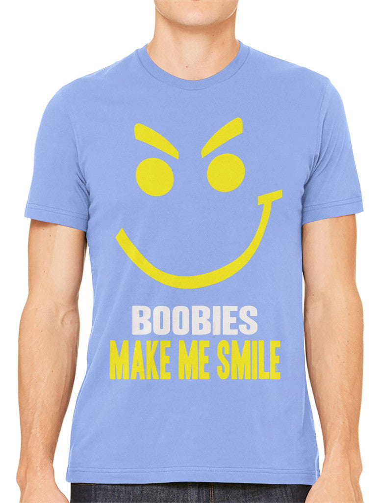 Boobies Make Me Smile Men's T-shirt