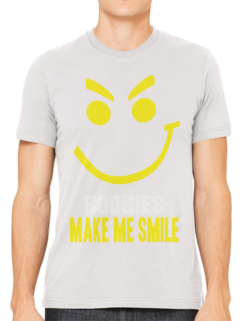 Boobies Make Me Smile Men's T-shirt