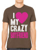 I Love my Crazy Boyfriend Men's T-shirt