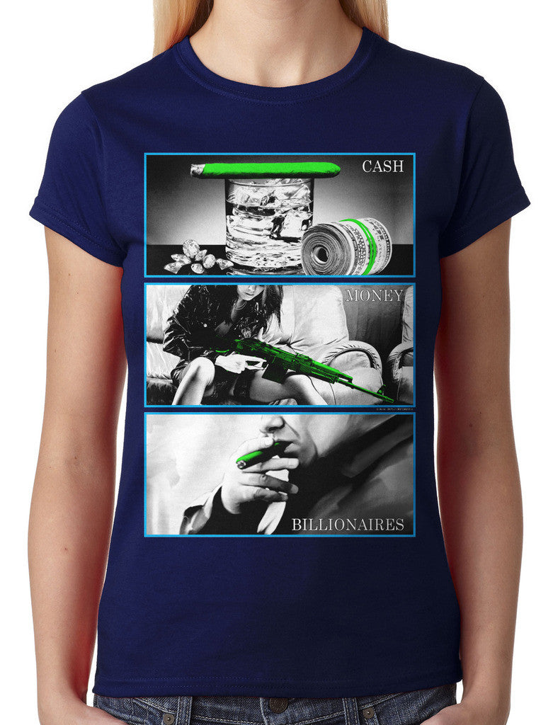 Cash Money Billionaire Junior Ladies T-shirt