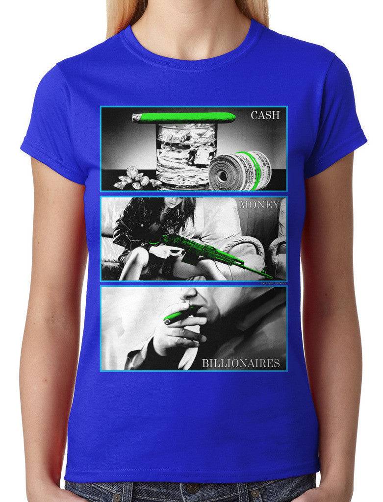 Cash Money Billionaire Junior Ladies T-shirt