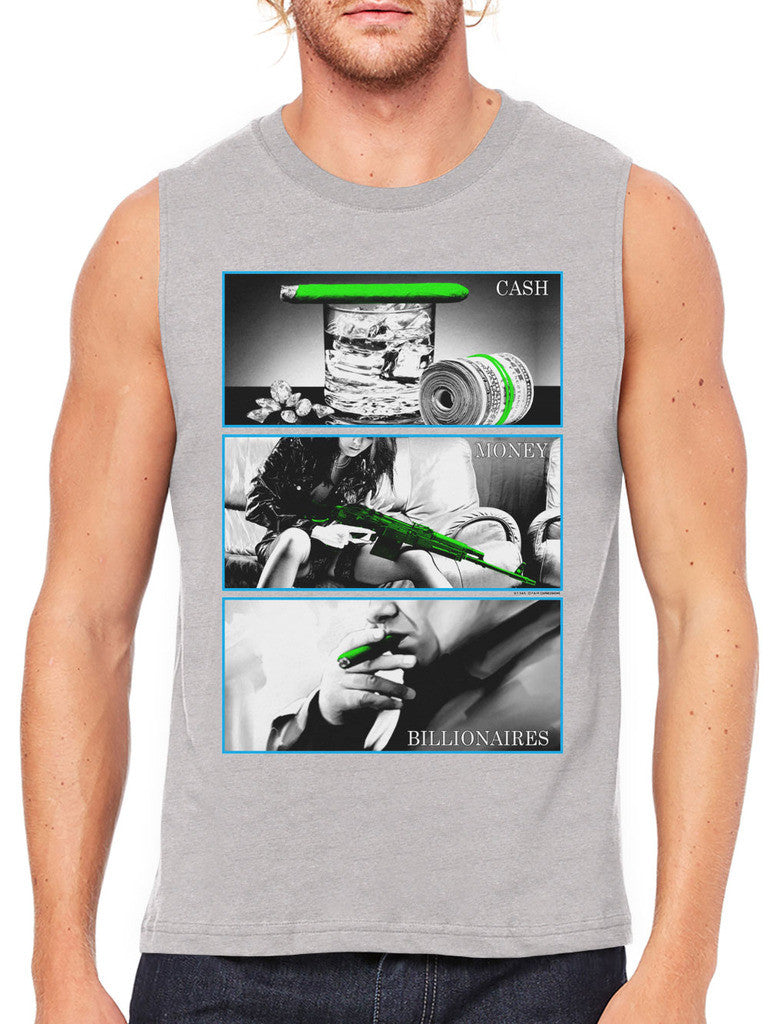 Cash Money Billionaire Men's Sleeveless T-Shirt