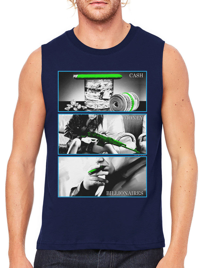 Cash Money Billionaire Men's Sleeveless T-Shirt