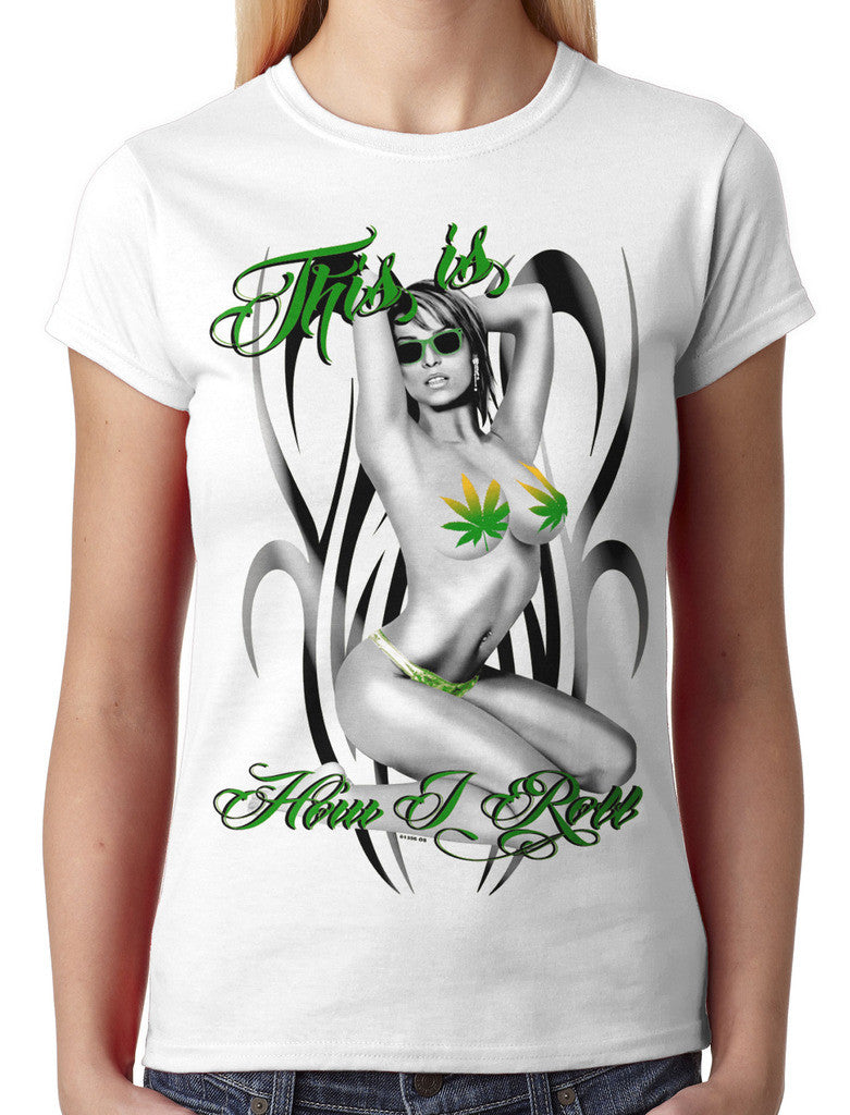 This Is How I Roll Junior Ladies T-shirt