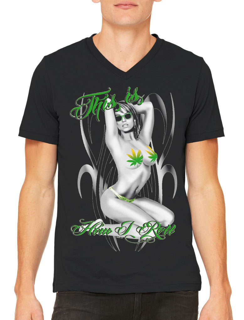 This Is How I Roll Men's V-neck T-shirt