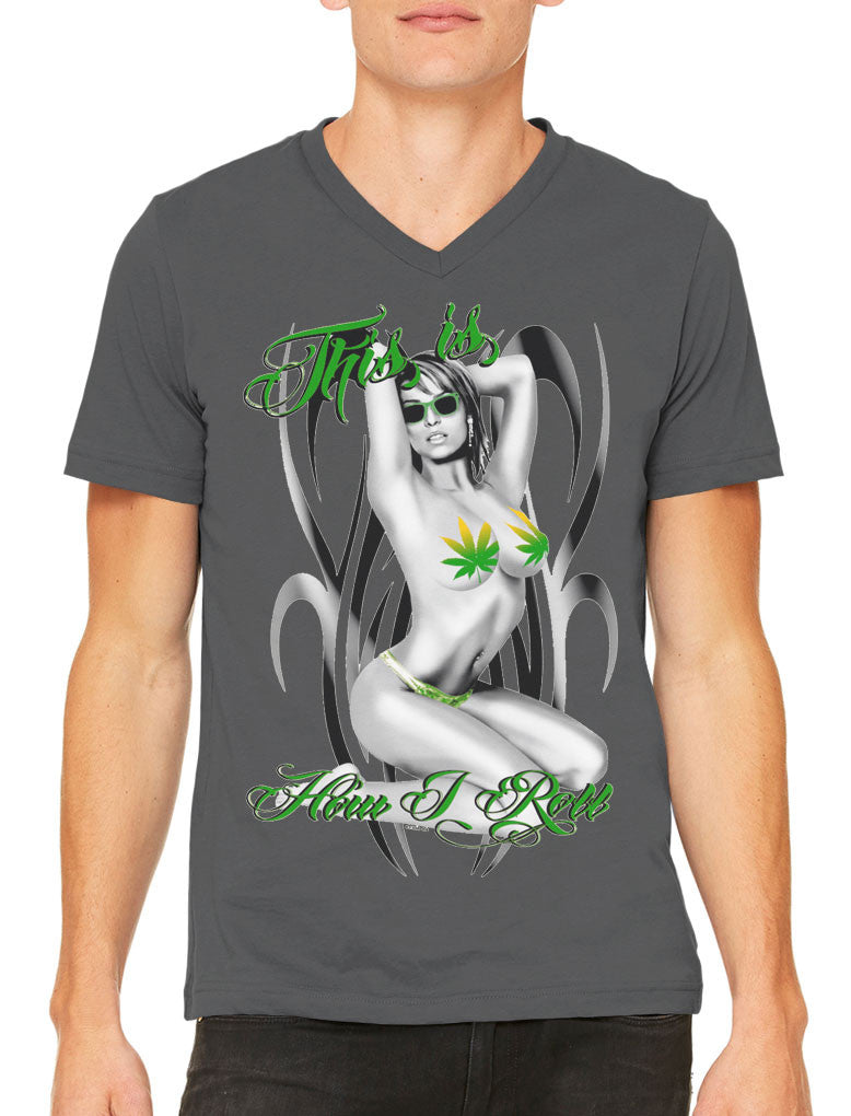 This Is How I Roll Men's V-neck T-shirt
