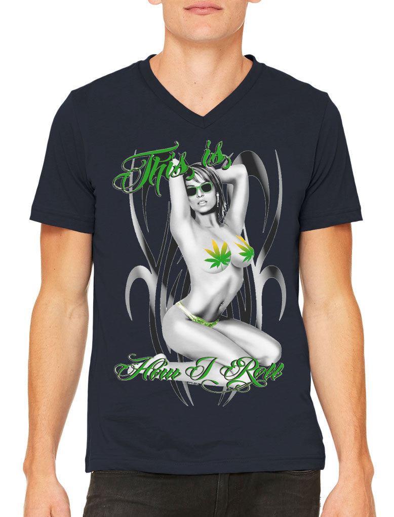 This Is How I Roll Men's V-neck T-shirt