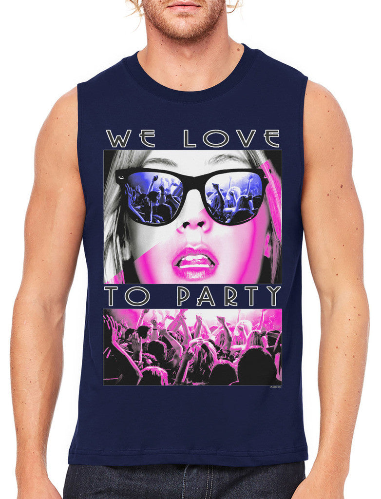 We Love To Party Men's Sleeveless T-Shirt