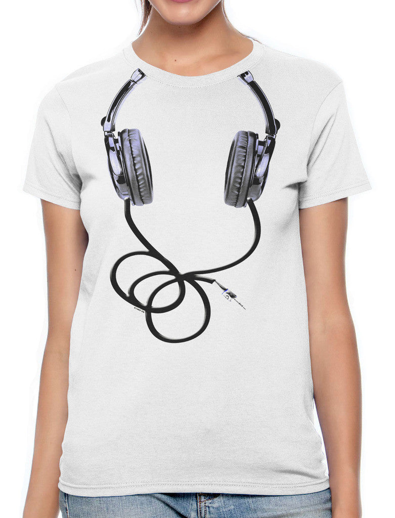 Over Size Headphones Women's T-shirt