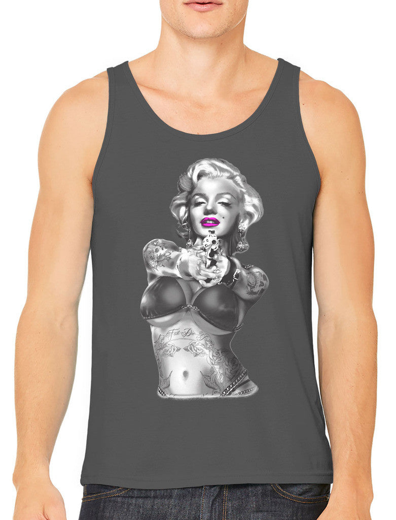 Gangster Marilyn Monroe Men's Tank Top
