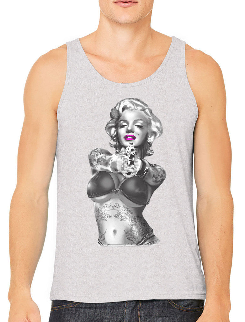 Gangster Marilyn Monroe Men's Tank Top