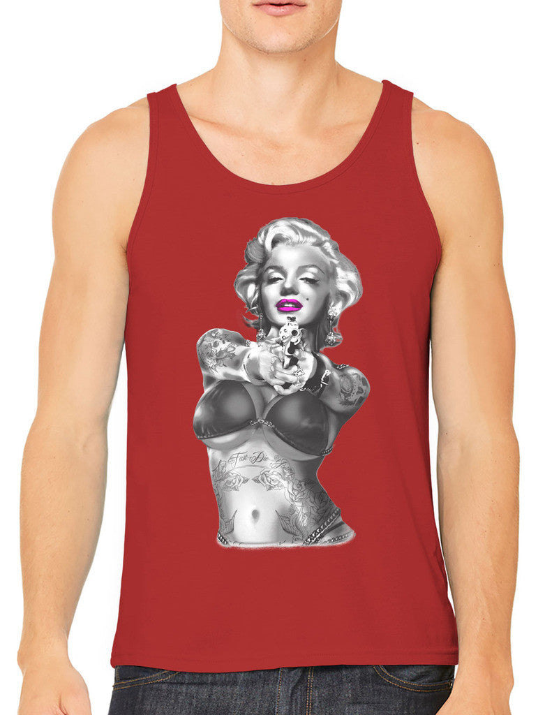 Gangster Marilyn Monroe Men's Tank Top