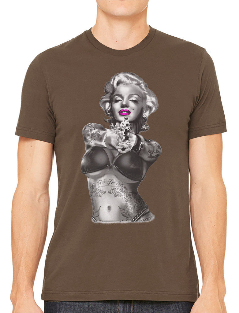 Gangster Marilyn Monroe Men's T-shirt