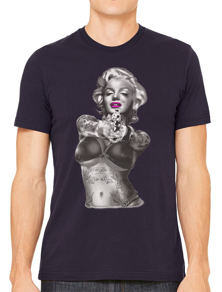 Gangster Marilyn Monroe Men's T-shirt