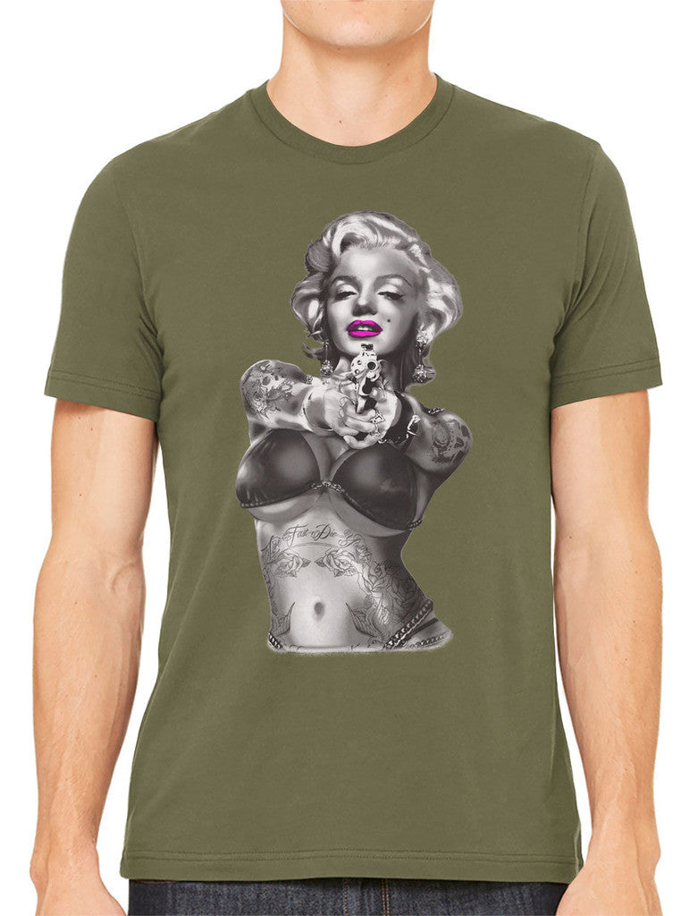 Gangster Marilyn Monroe Men's T-shirt