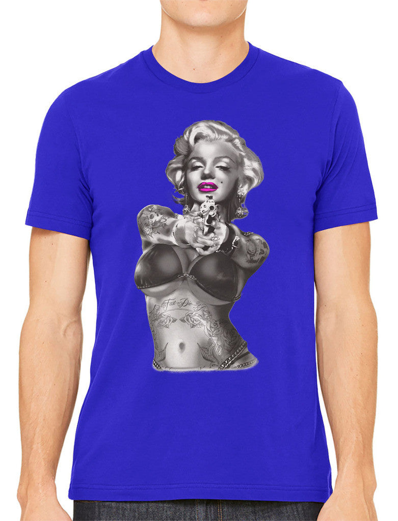 Gangster Marilyn Monroe Men's T-shirt