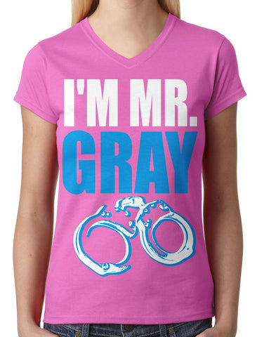 Over Size Headphones Junior Ladies V-neck T-shirt