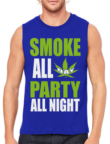 Smoke Weed Everyday Men's Sleeveless T-Shirt