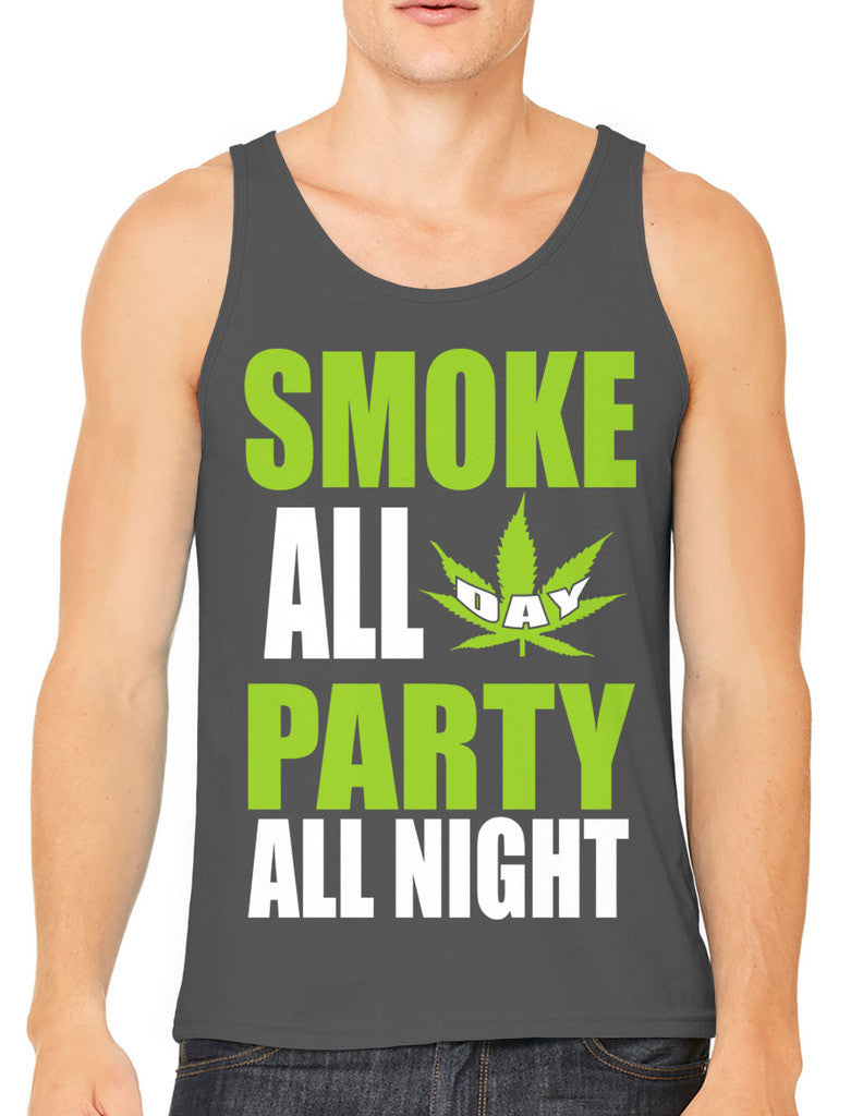 Smoke All Day Party All Night Men's Tank Top