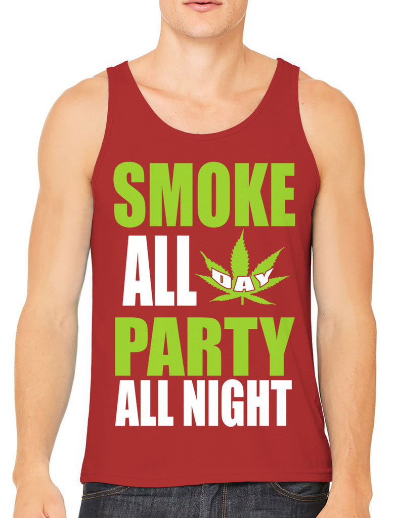 Smoke All Day Party All Night Men's Tank Top